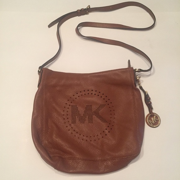 MICHAEL Michael Kors Handbags - Michael Kors Leather Crossbody Purse cutout
